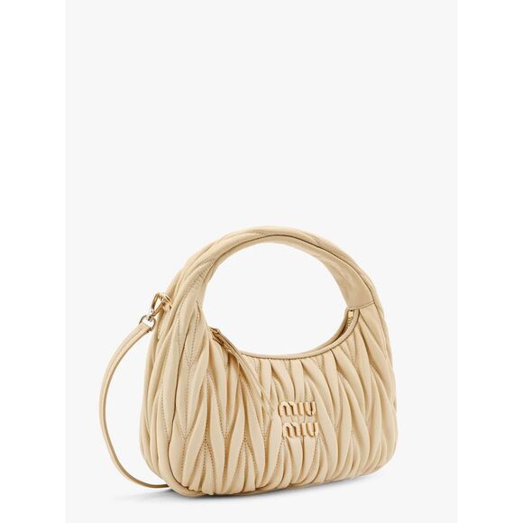 Miu Miu Women Wander Matelassã© Leather Handbag - Picture 4 of 5